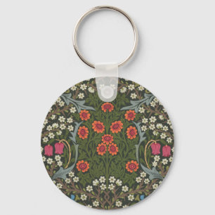 William Morris Blackthorn Tuin Bloem Klassieker Sleutelhanger