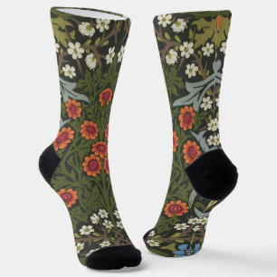 William Morris Blackthorn Tuin Bloem Klassieker Sokken