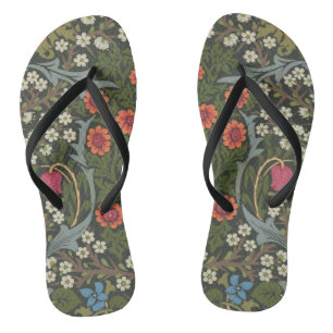 William Morris Blackthorn Tuin Bloem Klassieker Teenslippers