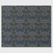 William Morris Blackthorn Victoriaans behang Cadeaupapier (Vlak)