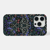William Morris Blackthorn Victoriaans behang iPhone Hoesje (Achterkant horizontaal)