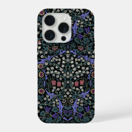 William Morris Blackthorn Victoriaans behang iPhone 15 Pro Case