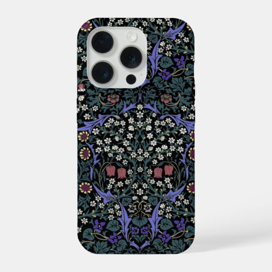 William Morris Blackthorn Victoriaans behang iPhone Hoesje (Achterkant)