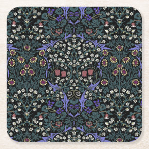 William Morris Blackthorn Victoriaans Behang Kartonnen Onderzetters