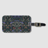 William Morris Blackthorn Victoriaans Behangpapier Bagagelabel (Voorkant (horizontaal))