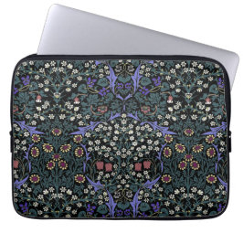 William Morris Blackthorn Victoriaans Behangpapier Laptop Sleeve