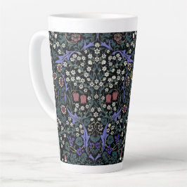 William Morris Blackthorn Victoriaans Behangpapier Latte Mok