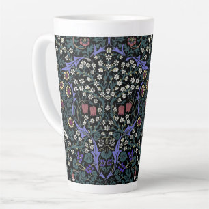 William Morris Blackthorn Victoriaans Behangpapier Latte Mok