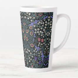 William Morris Blackthorn Victoriaans Behangpapier Latte Mok