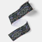 William Morris Blackthorn Victoriaans Behangpapier Satijnen Lint (Achterkant)