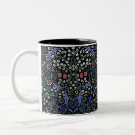 William Morris Blackthorn Victoriaans Behangpapier Tweekleurige Koffiemok