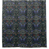 William Morris Blackthorn Victoriaans Gotisch Douchegordijn (Voorkant)
