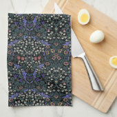 William Morris Blackthorn Victorian Gothic Theedoek (Quarter Fold)