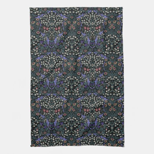 William Morris Blackthorn Victorian Gothic Theedoek (Verticaal)