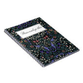 William Morris Blackthorn Victorian Personalized Notitieboek (Rechterzijde)