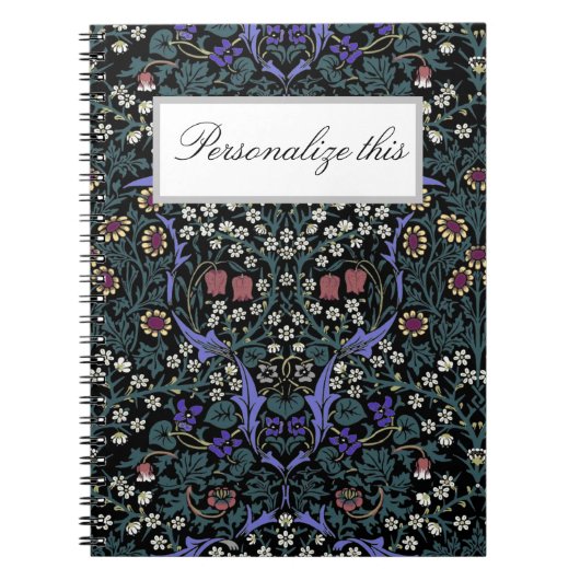 William Morris Blackthorn Victorian Persoonlijk Notitieboek (Voorkant)