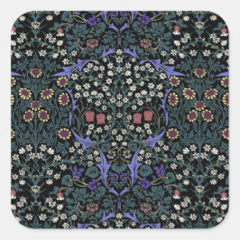 William Morris Blackthorn Victorian Wallpaper Vierkante Sticker