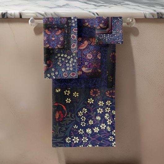 William *Morris Blackthorne Strawberry Thief | Bad Handdoek