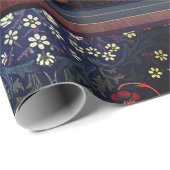 William *Morris Blackthorne Strawberry Thief Lijst Cadeaupapier (Rol Hoek)