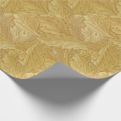 William Morris  bladergroen gouden patroon Cadeaupapier (Hoek)