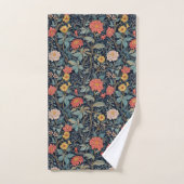 William Morris Blau Teal Arts & Crafts Bloem Bad Handdoek (Handdoek)