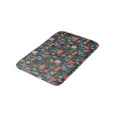 William Morris Blau Teal Arts & Crafts Bloem Badmat (Gekanteld)