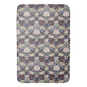 William Morris Blauw Beige Bloembloemen Badmat (Voorkant Verticaal)