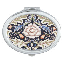 William Morris Blauw Beige Bloembloemen