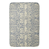 William Morris, Blauw grijs, patroon, art nouveau, Badmat (Voorkant Verticaal)