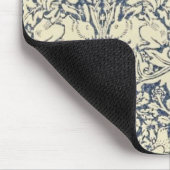 William Morris, Blauw grijs, patroon, art nouveau Muismat (Hoek)