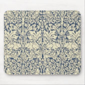 William Morris, Blauw grijs, patroon, art nouveau Muismat (Voorkant)