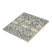 William Morris, Blauw grijs, patroon, art nouveau, Tegeltje (Zijkant)