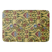William Morris blauw groen rood Badmat (Voorkant)