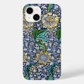 William Morris blauw Kennet iPhone 14 hoesje (Achterkant)