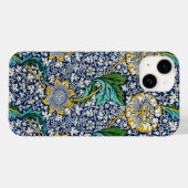 William Morris blauw Kennet iPhone 14 hoesje (Achterkant (horizontaal))