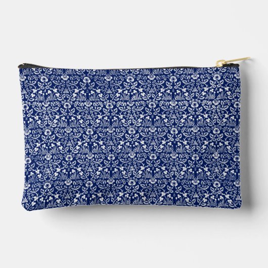 William Morris blauw kunst Etui (Achterkant)