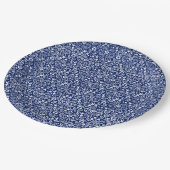 William Morris blauw  papier borden Papieren Bordje (Gekanteld)