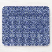 William Morris blauw patroon esthetisch Muismat (Voorkant)