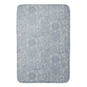 William Morris  Blauw Wit Bloemen Bloemen Bloemen Badmat (Voorkant Verticaal)