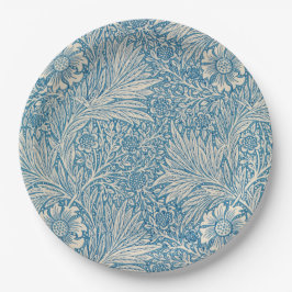 William Morris - Blauwe goudsbloem Papieren Bordje
