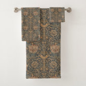 William Morris: Blauwe kamperfoelie badhanddoek Bad Handdoek (Insitu)