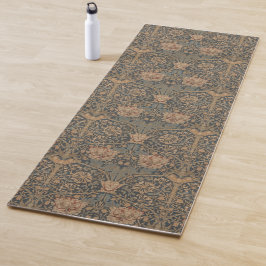 William Morris: Blauwe kamperfoelie yogamat