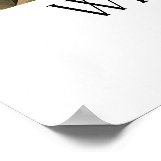 William Morris  Blauwe Vogel met Bloesems Poster (Hoek)