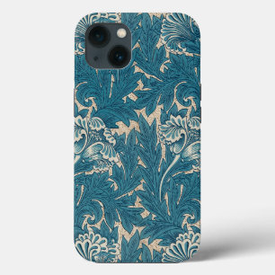 William Morris Blauwgroen Tulip Pattern Case-Mate iPhone Case