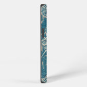 William Morris Blauwgroen Tulip Pattern iPhone Hoesje (Rechterkant)