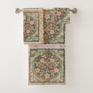 William * Morris Bloem Boom Tralie A-2 Bad Handdoek