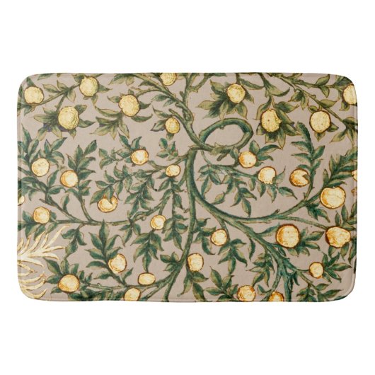 William Morris Bloem Fruit Tuin Bloem Klassieker Badmat (Voorkant)