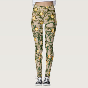 William Morris Bloem Fruit Tuin Bloem Klassieker Leggings