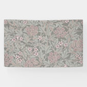 William Morris Bloem Jasminemotief Spandoek (Horizontaal)