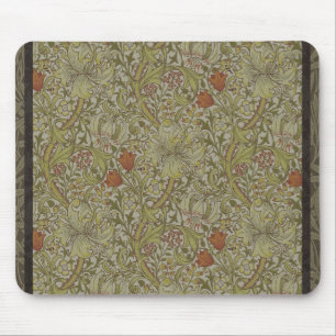 William Morris bloem lelie wilg kunstprint ontwerp Muismat